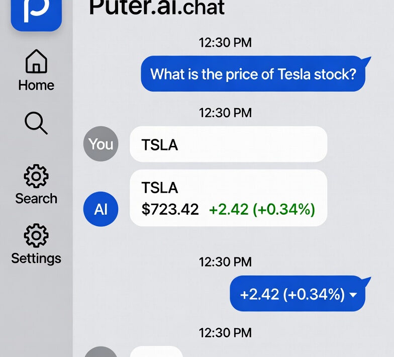 How to use puter.ai.chat in javascript app